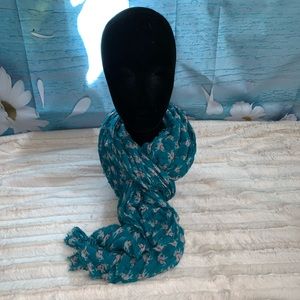 Blue 💙 Elephant 🐘 Scarf